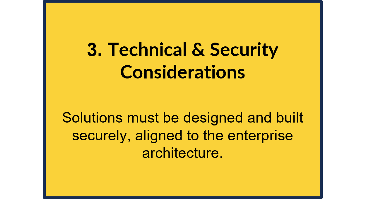 Step 3. Technical & Security Considerations